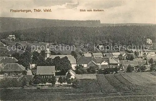 AK / Ansichtskarte Finsterbergen Panorama Blick vom Kurhaus Kurort Kat. Finsterbergen Thueringer Wald