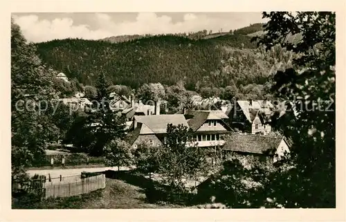 AK / Ansichtskarte Sitzendorf Thueringen Teilansicht Kat. Sitzendorf Schwarzatal