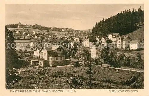 AK / Ansichtskarte Finsterbergen Teilansicht Blick vom Oelberg Kat. Finsterbergen Thueringer Wald