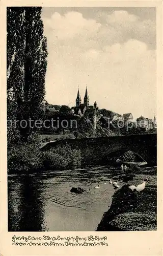 AK / Ansichtskarte Fritzlar Malerischer Blick von der alten Steinbruecke Kat. Fritzlar