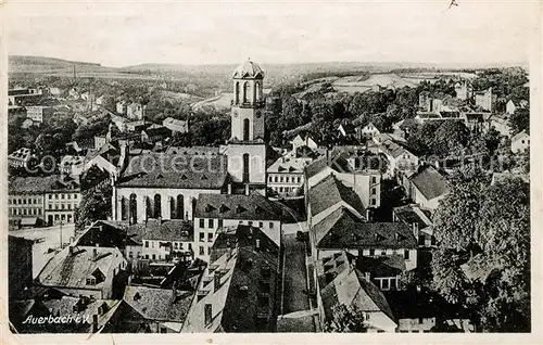 AK / Ansichtskarte Auerbach Vogtland Stadtblick Kat. Auerbach