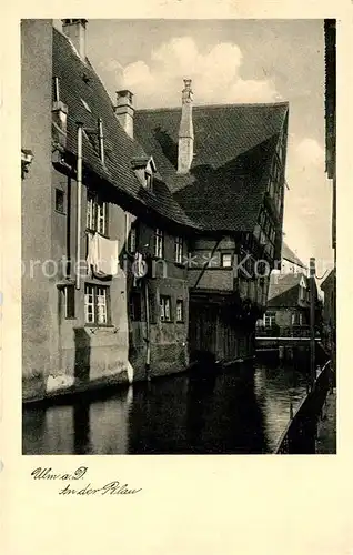 AK / Ansichtskarte Ulm Donau An der Blau Kat. Ulm