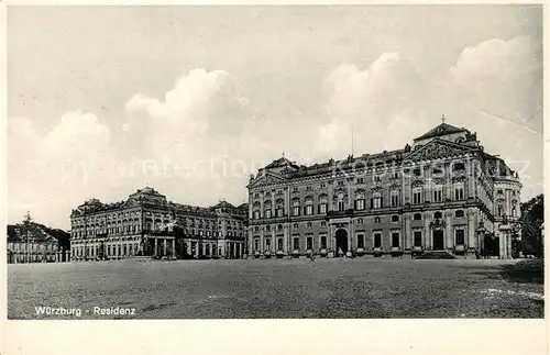 AK / Ansichtskarte Wuerzburg Residenz Kat. Wuerzburg