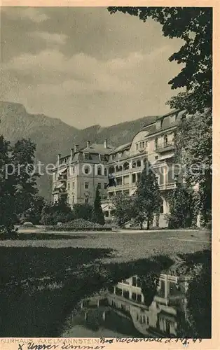 AK / Ansichtskarte Bad Reichenhall Kurhaus Axelmannstein Kat. Bad Reichenhall