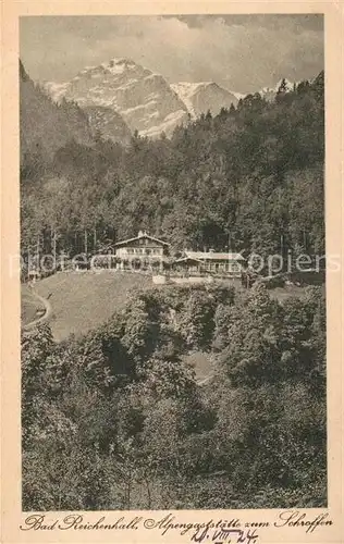 AK / Ansichtskarte Bad Reichenhall Alpengaststaette zum Schroffen Kat. Bad Reichenhall