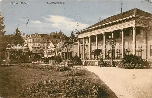 AK / Ansichtskarte Baden Baden Konversationshaus Kat. Baden Baden