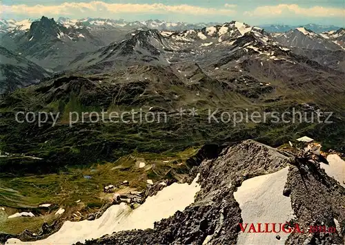 AK / Ansichtskarte Anton Arlberg St Galzig Valluga Bergbahnen  Kat. St. Anton am Arlberg