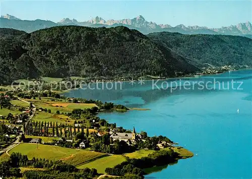 AK / Ansichtskarte Ossiach Fliegeraufnahme Julische Alpen Kat. Ossiach