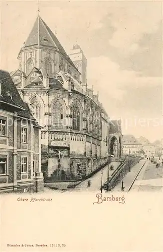 AK / Ansichtskarte Bamberg Obere Pfarrkirche Kat. Bamberg