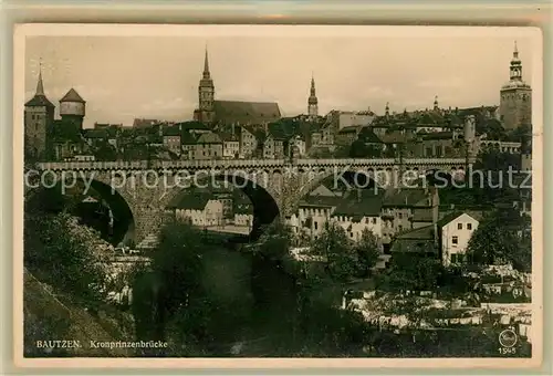 AK / Ansichtskarte Bautzen Kronprinzenbruecke Kat. Bautzen