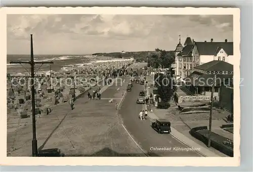 AK / Ansichtskarte Kuehlungsborn Ostseebad Seepromenade mit Strand Kat. Kuehlungsborn