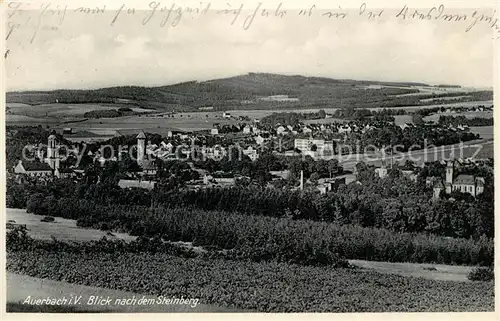 AK / Ansichtskarte Auerbach Vogtland Blick nach dem Steinberg Kat. Auerbach