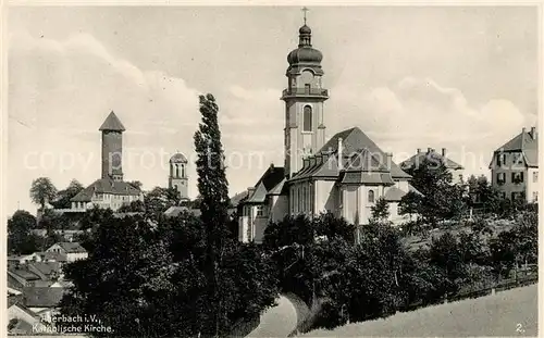 AK / Ansichtskarte Auerbach Vogtland Katholische Kirche Kat. Auerbach