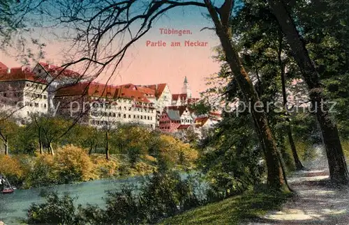 AK / Ansichtskarte Tuebingen Neckarpartie Kat. Tuebingen