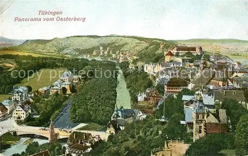 AK / Ansichtskarte Tuebingen Panorama vom Oesterberg Kat. Tuebingen