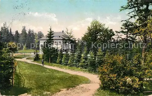 AK / Ansichtskarte Reiboldsgruen Bad Hotel Pension Zoebischhaus Villa Zoebischhoehe Kat. Auerbach