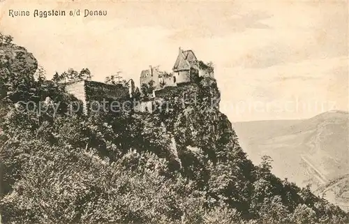 AK / Ansichtskarte Aggsbach Dorf Ruine Aggstein Wachau