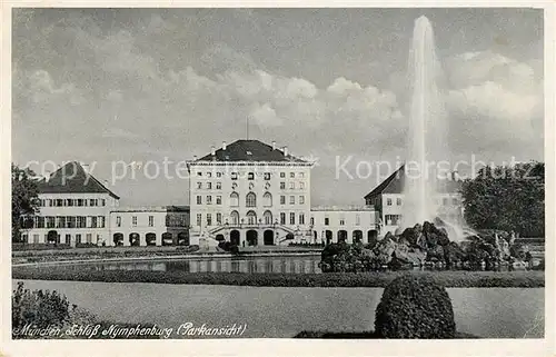 AK / Ansichtskarte Muenchen Schloss Nymphenburg Kat. Muenchen