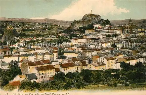 AK / Ansichtskarte Le Puy en Velay Panorama Mont Ronzon Kat. Le Puy en Velay