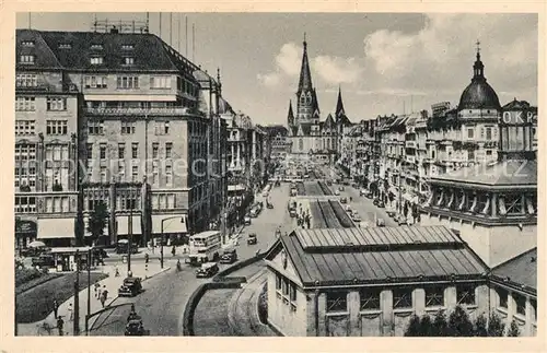 AK / Ansichtskarte Berlin Tauentzienstrasse Kaiser Wilhelm Gedaechtniskirche  Kat. Berlin