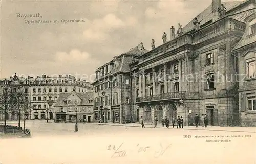 AK / Ansichtskarte Bayreuth Opernhaus  Kat. Bayreuth