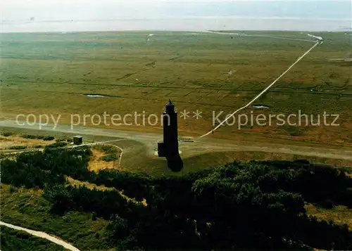 AK / Ansichtskarte St Peter Ording Leuchtturm Boehl Fliegeraufnahme Kat. Sankt Peter Ording