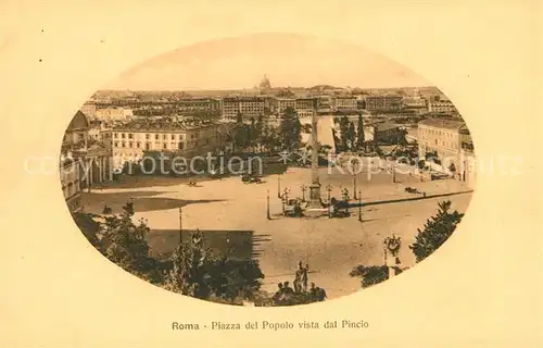 AK / Ansichtskarte Roma Rom Piazza del Popolo Kat. 