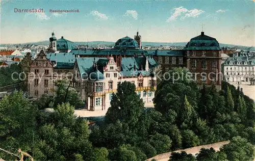 AK / Ansichtskarte Darmstadt Residenzschloss Kat. Darmstadt