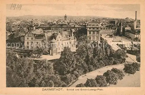 AK / Ansichtskarte Darmstadt Schloss Ernst Ludwig Platz Kat. Darmstadt