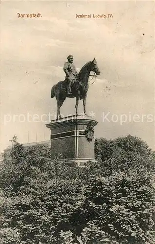 AK / Ansichtskarte Darmstadt Denkmal Ludwig IV Kat. Darmstadt