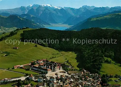 AK / Ansichtskarte Einsiedeln SZ Fliegeraufnahme Kat. Einsiedeln