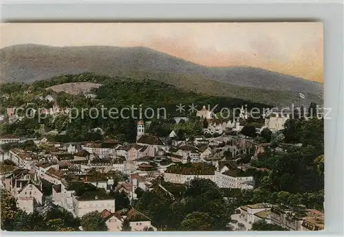 AK / Ansichtskarte Baden Baden Blick von der Friedrichshoehe Kat. Baden Baden