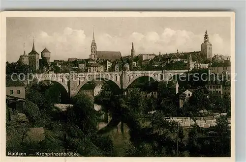 AK / Ansichtskarte Bautzen Kronprinzenbruecke Kat. Bautzen