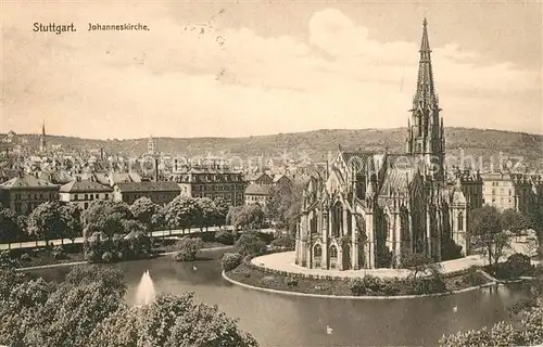 AK / Ansichtskarte Stuttgart Johanneskirche Kat. Stuttgart