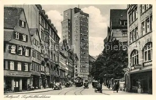 AK / Ansichtskarte Stuttgart Tagblatt Hochhaus Kat. Stuttgart