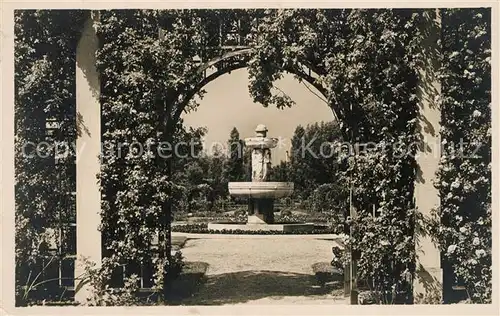 AK / Ansichtskarte Karlsruhe Baden Stadtgarten Rosengarten