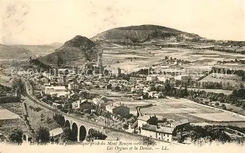 AK / Ansichtskarte Le Puy en Velay Vue prise du Mont Ronzon  Kat. Le Puy en Velay