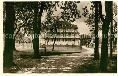 AK / Ansichtskarte Sebastiansweiler Bad Christliches Erholungsheim Schwefelbad Kat. Moessingen