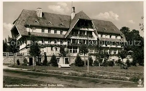 AK / Ansichtskarte Hinterzarten Hotel Weisses Roessle Kat. Hinterzarten