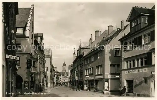 AK / Ansichtskarte Lindau Bodensee Maximilianstrasse Kat. Lindau (Bodensee)