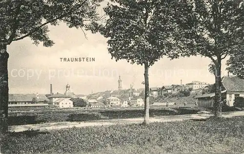 AK / Ansichtskarte Traunstein Oberbayern Panorama Kat. Traunstein