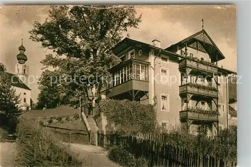 AK / Ansichtskarte Ruhpolding Kinderheilstaette Sankt Annahaus Pfarrkirche Kat. Ruhpolding