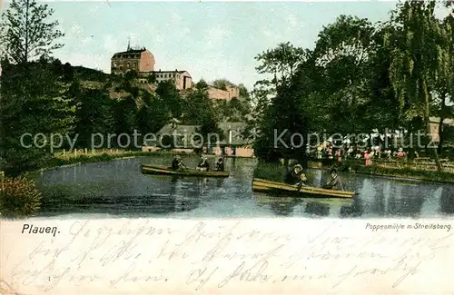 AK / Ansichtskarte Plauen Vogtland Poppenmuehle Streilsberg Kat. Plauen