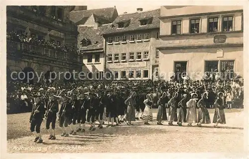 AK / Ansichtskarte Rothenburg Tauber Historischer Schaefertanz Kat. Rothenburg ob der Tauber