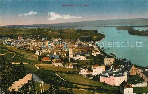 AK / Ansichtskarte Ruedesheim Rhein Panorama Kat. Ruedesheim am Rhein