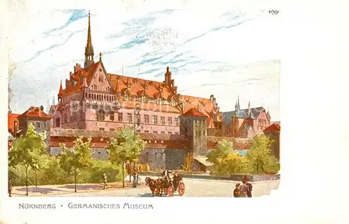 AK / Ansichtskarte Nuernberg Germanisches Museum Kat. Nuernberg