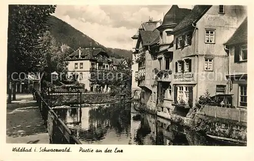 AK / Ansichtskarte Wildbad Schwarzwald Panorama Enz Kat. Bad Wildbad