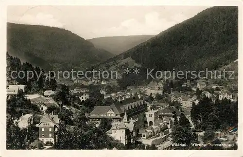 AK / Ansichtskarte Wildbad Schwarzwald Panorama Kat. Bad Wildbad