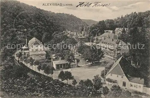 AK / Ansichtskarte Alexisbad Harz Hotel Haase Kat. Harzgerode