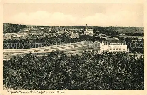 AK / Ansichtskarte Friedrichsbrunn Harz Panorama Kat. Friedrichsbrunn